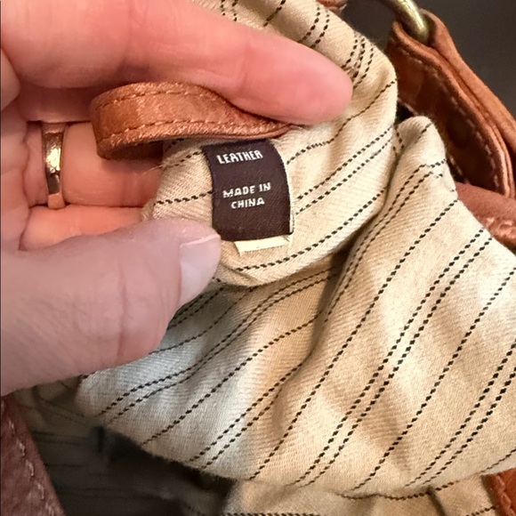 Frye distressed brown leather slouchy hobo shoulder bag purse beautifully worn - Picture 14 of 17